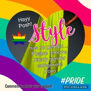 Petition for Posh to remove gender categories!